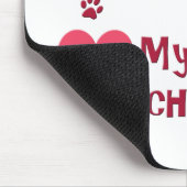 Ich Liebe mein Bichon Frise! Mousepad (Ecke)