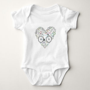 Ich Liebe mein Bike Baby Strampler