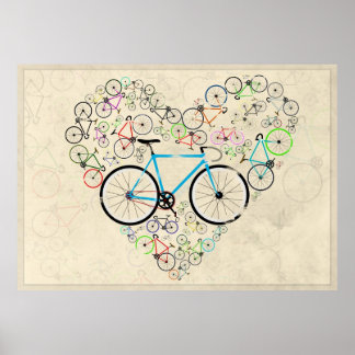 Ich Liebe mein Bike Poster