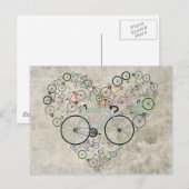 Ich Liebe mein Bike Postkarte (Vorne/Hinten)