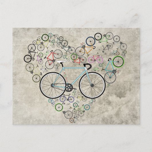 Ich Liebe mein Bike Postkarte (Vorderseite)