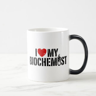 Ich Liebe mein Biochemiker Verwandlungstasse
