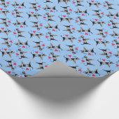 Ich Liebe mein Bluetick Coonhound Geschenkpapier (Ecke)