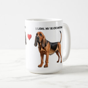 Ich Liebe mein Bluthund Kaffeetasse