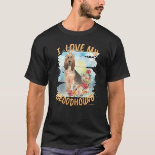 Ich Liebe mein Bluthund T-Shirt