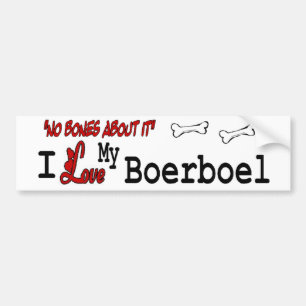 Ich Liebe mein Boerboel Autoaufkleber
