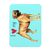 Ich Liebe mein Boerboel Magnet (Vertikal)