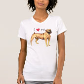 Ich Liebe mein Boerboel T-Shirt (Vorderseite)