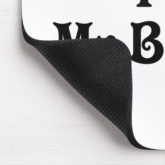 Ich Liebe mein Boo Boo Mousepad (Ecke)