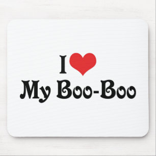 Ich Liebe mein Boo Boo Mousepad