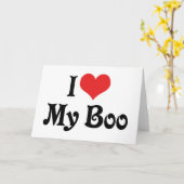 Ich Liebe mein Boo Karte (Gelbe Blume)