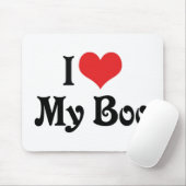 Ich Liebe mein Boo Mousepad (Mit Mouse)
