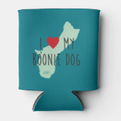 Ich Liebe mein Boonie Hund Dosenkühler (Vorderseite)
