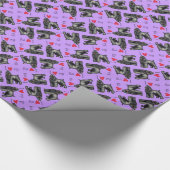 Ich Liebe mein Bouvier Geschenkpapier (Ecke)