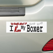 Ich Liebe mein Boxer Autoaufkleber (Auf Auto)