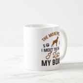 Ich Liebe mein Boxer Kaffeetasse (VorderseiteRechts)