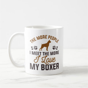 Ich Liebe mein Boxer Kaffeetasse