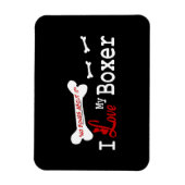 Ich Liebe mein Boxer Magnet (Vertikal)