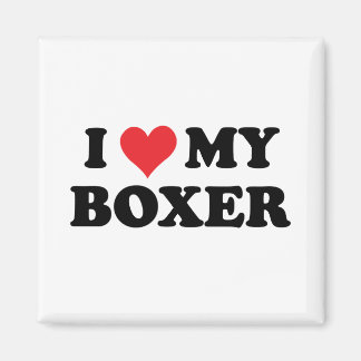 Ich Liebe mein Boxer Magnet