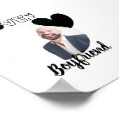 Ich Liebe mein BOYFRIEND Ehemann VATER Großvater B Poster (Ecke)