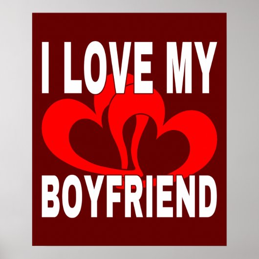 ICH LIEBE MEIN BOYFRIEND POSTER (Vorne)