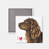 Ich Liebe mein Boykin Spaniel Magnet (Vorderseite/Rückseite)