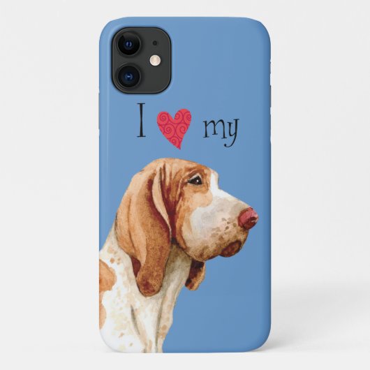 Ich Liebe mein Bracco Italiano Case-Mate iPhone Hülle (Rückseite)