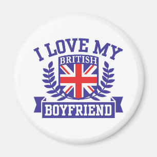 Ich Liebe Mein britischer Freund Magnet