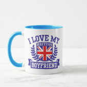 Ich Liebe Mein britischer Freund Tasse (Links)