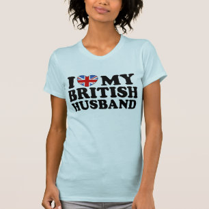 Ich Liebe Mein britisches Ehemann T-Shirt