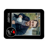 Ich Liebe mein Bro, benutzerdefiniertes Foto - Per Magnet (Horizontal)