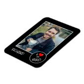 Ich Liebe mein Bro, benutzerdefiniertes Foto - Per Magnet (Linke Seite)