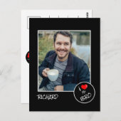 Ich Liebe mein Bro, benutzerdefiniertes Foto - Per Postkarte (Vorne/Hinten)