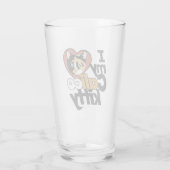 Ich Liebe mein Calico Kitty Glas (Rückseite)