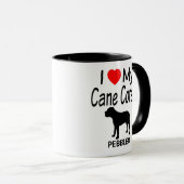 Ich Liebe mein Cane Corso Dog Tasse (VorderseiteRechts)