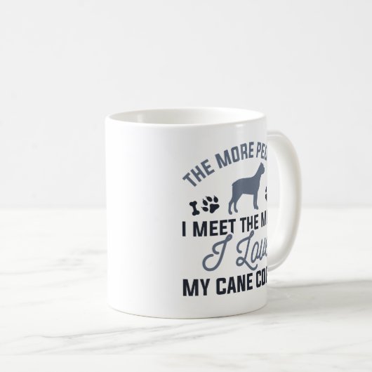 Ich Liebe mein Cane Corso Kaffeetasse (VorderseiteRechts)