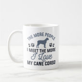 Ich Liebe mein Cane Corso Kaffeetasse (Links)