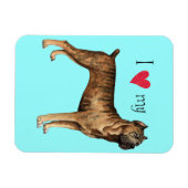 Ich Liebe mein Cane Corso Magnet (Horizontal)