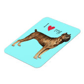 Ich Liebe mein Cane Corso Magnet (Linke Seite)