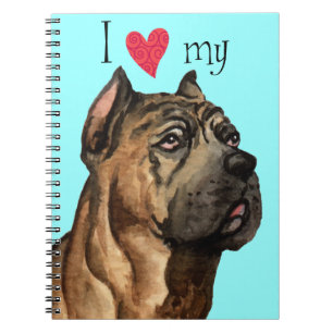 Ich Liebe mein Cane Corso Notizblock