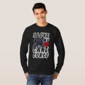 Ich Liebe mein Cane Corso T-Shirt (Vorne ganz)