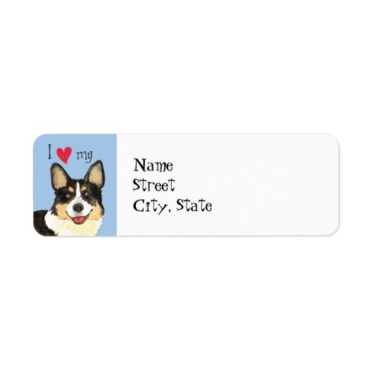 Ich Liebe mein Cardigan Welsh Corgi (Vorne)