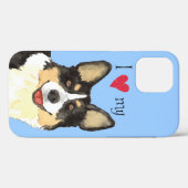 Ich Liebe mein Cardigan Welsh Corgi Case-Mate iPhone Hülle (Rückseite (Horizontal))