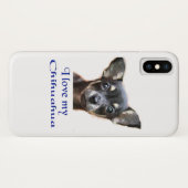 Ich Liebe mein Chihuahua Case-Mate iPhone Hülle (Rückseite (Horizontal))
