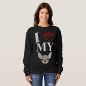 Ich Liebe mein Chihuahua Essential Sweatshirt (Vorne ganz)