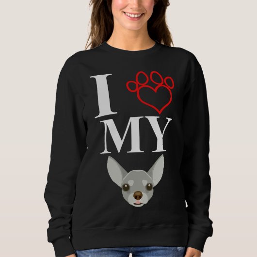 Ich Liebe mein Chihuahua Essential Sweatshirt (Vorderseite)