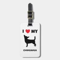 "Ich Liebe mein Chihuahua-" Gepäck-Umbau