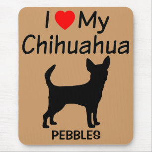 Ich Liebe mein Chihuahua Hund Breed Mousepad