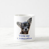 Ich Liebe mein Chihuahua Kaffeetasse (Mittel)