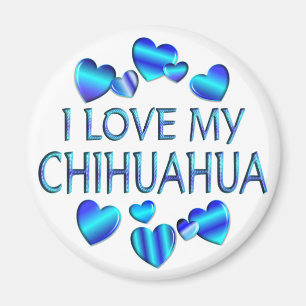 Ich Liebe mein Chihuahua Magnet
